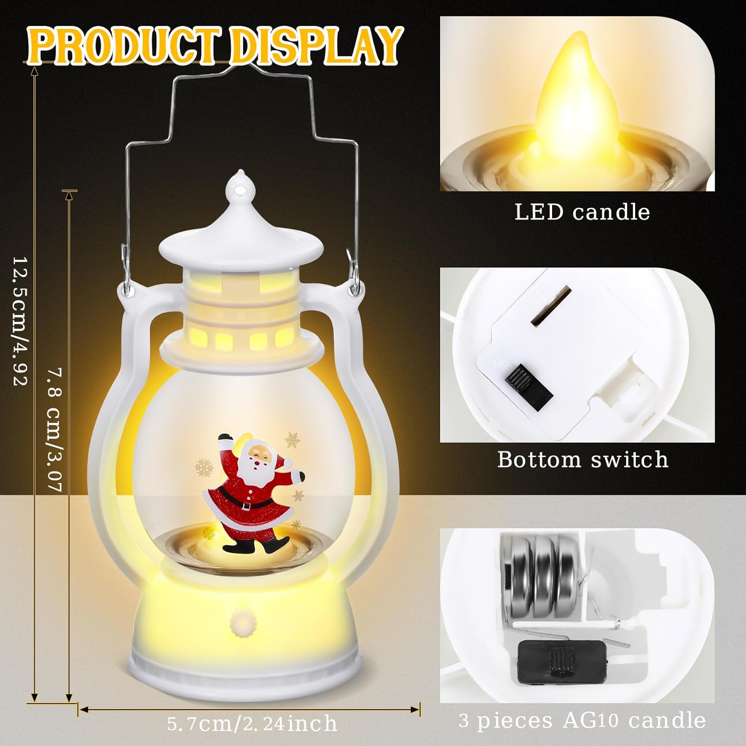 Mini Christmas Led Xmas Decorative Lantern 4