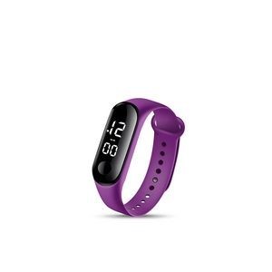 Elegant Electronic Watch With Digital Display Adjustable Band 21