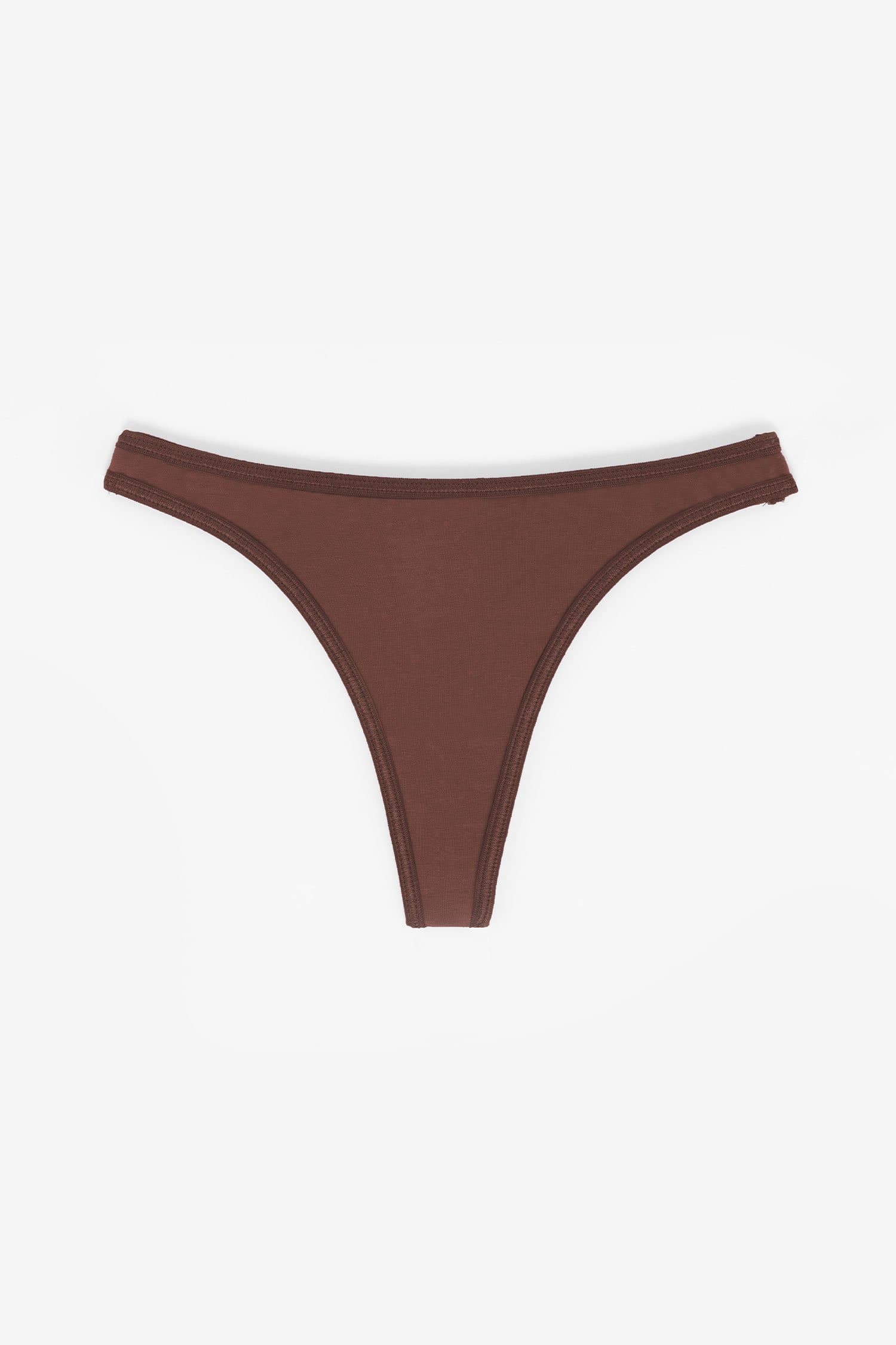 COTTON SPANDEX THONG PANTY 6