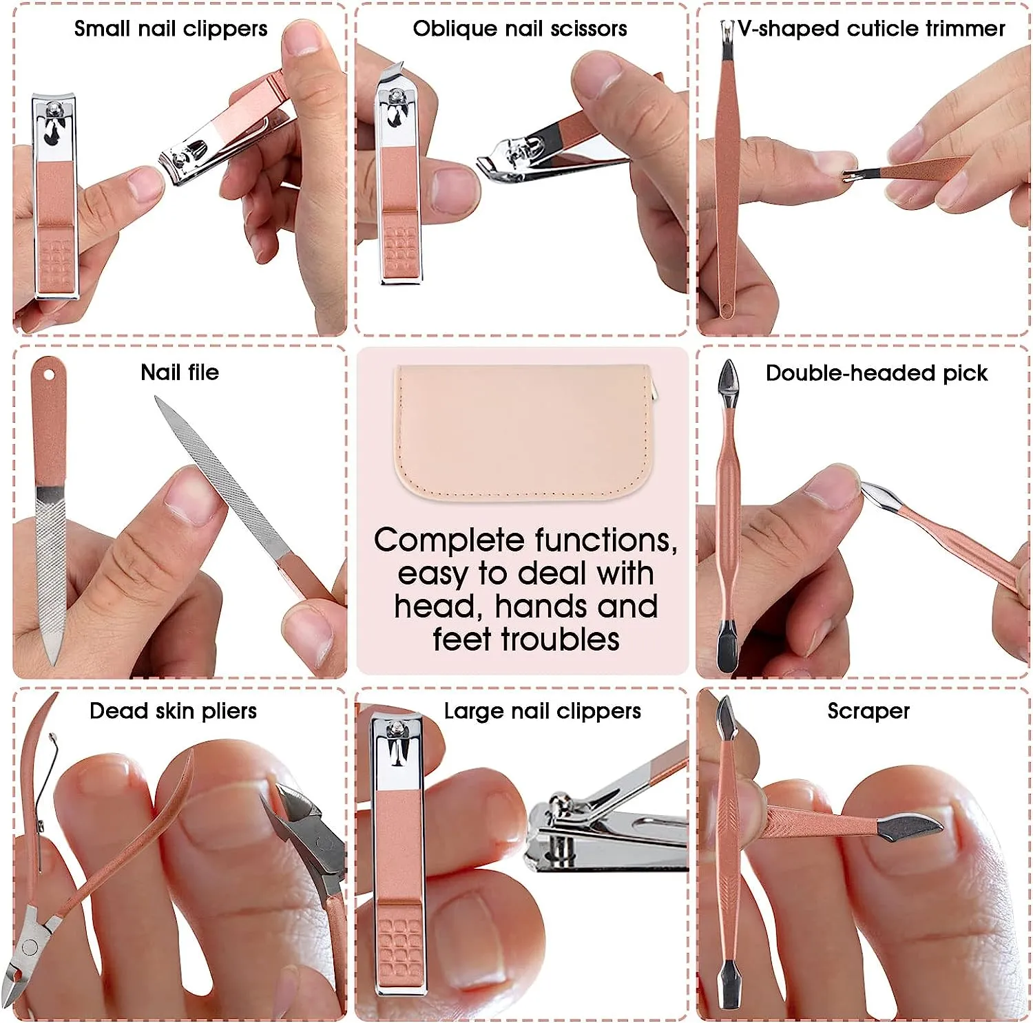 Nail Clippers and Beauty Tool Portable Set 3