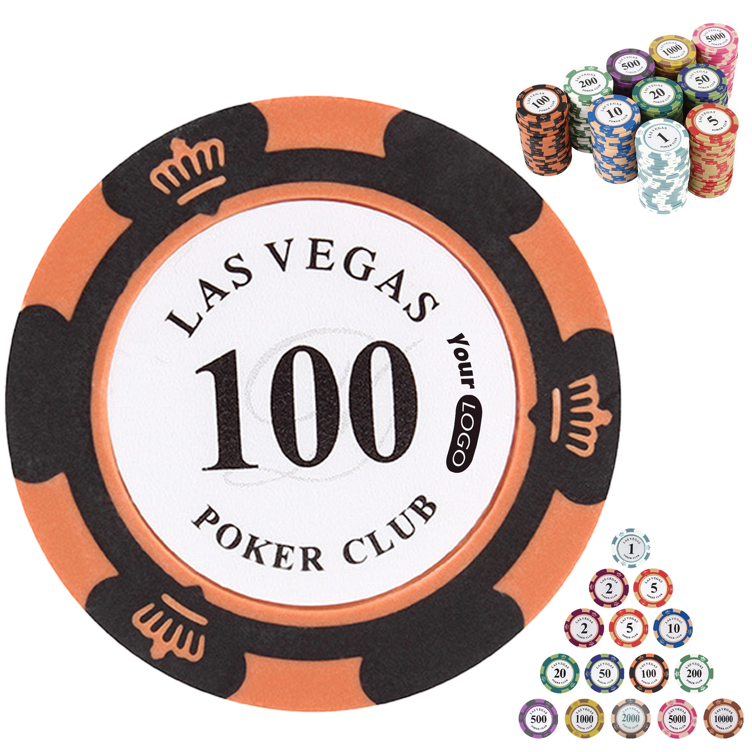 Polypropylene Poker Chip Coin 6