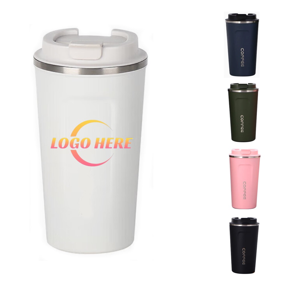 500ml Minimalist Portable 304 Stainless Steel Coffee Cup 