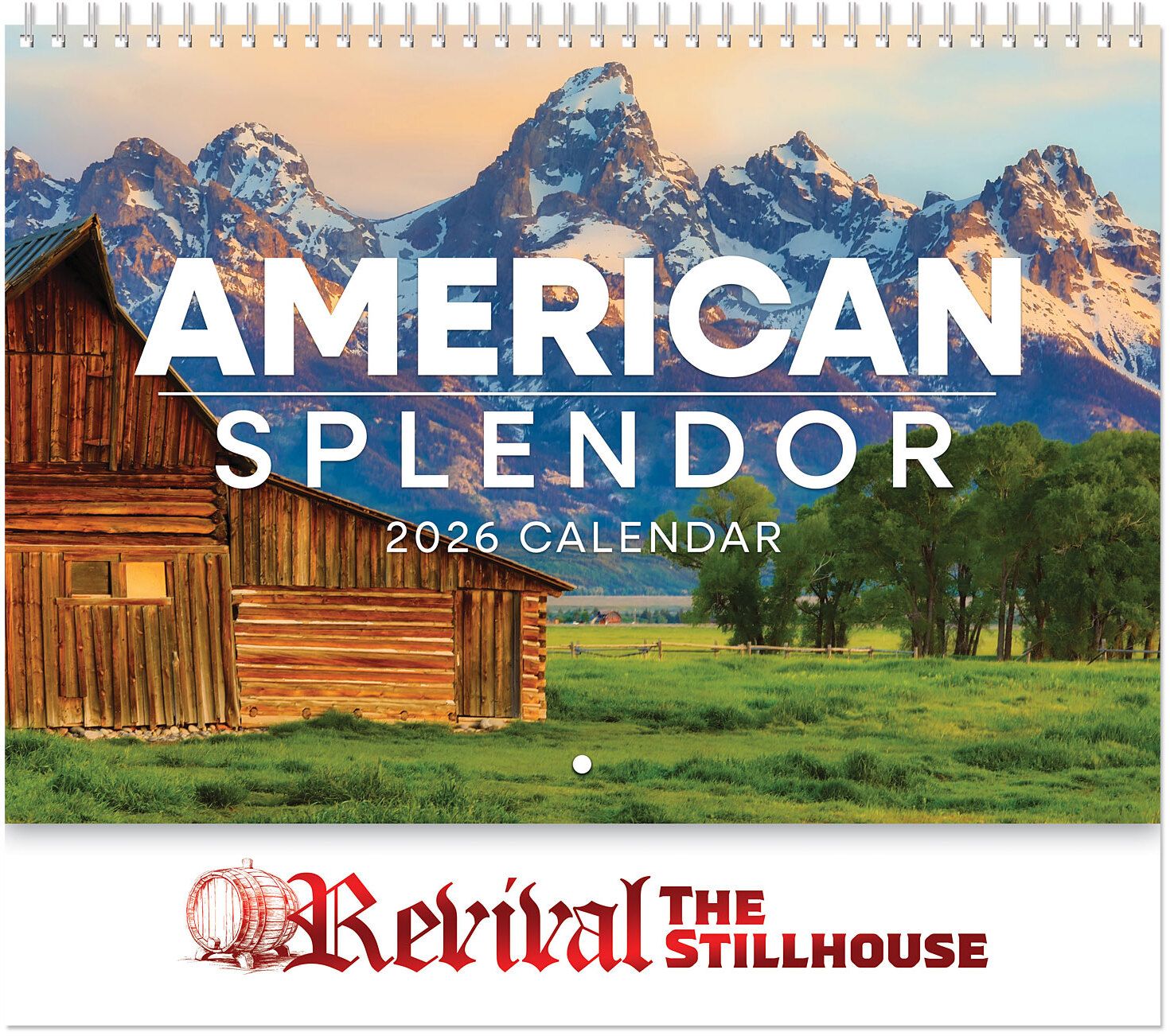 AMERICAN SPLENDOR SPIRAL WALL CALENDAR 19