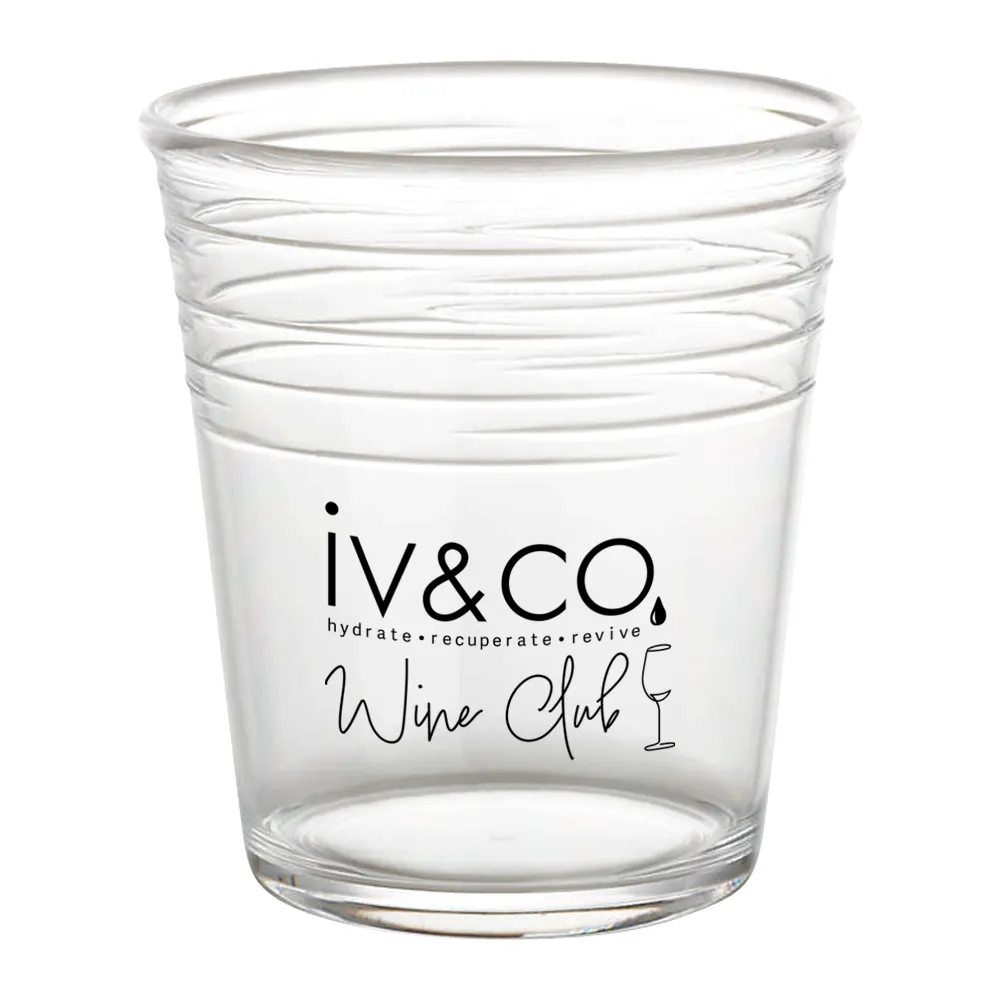 8oz. Acrylic Swirl Cooler Glass 6