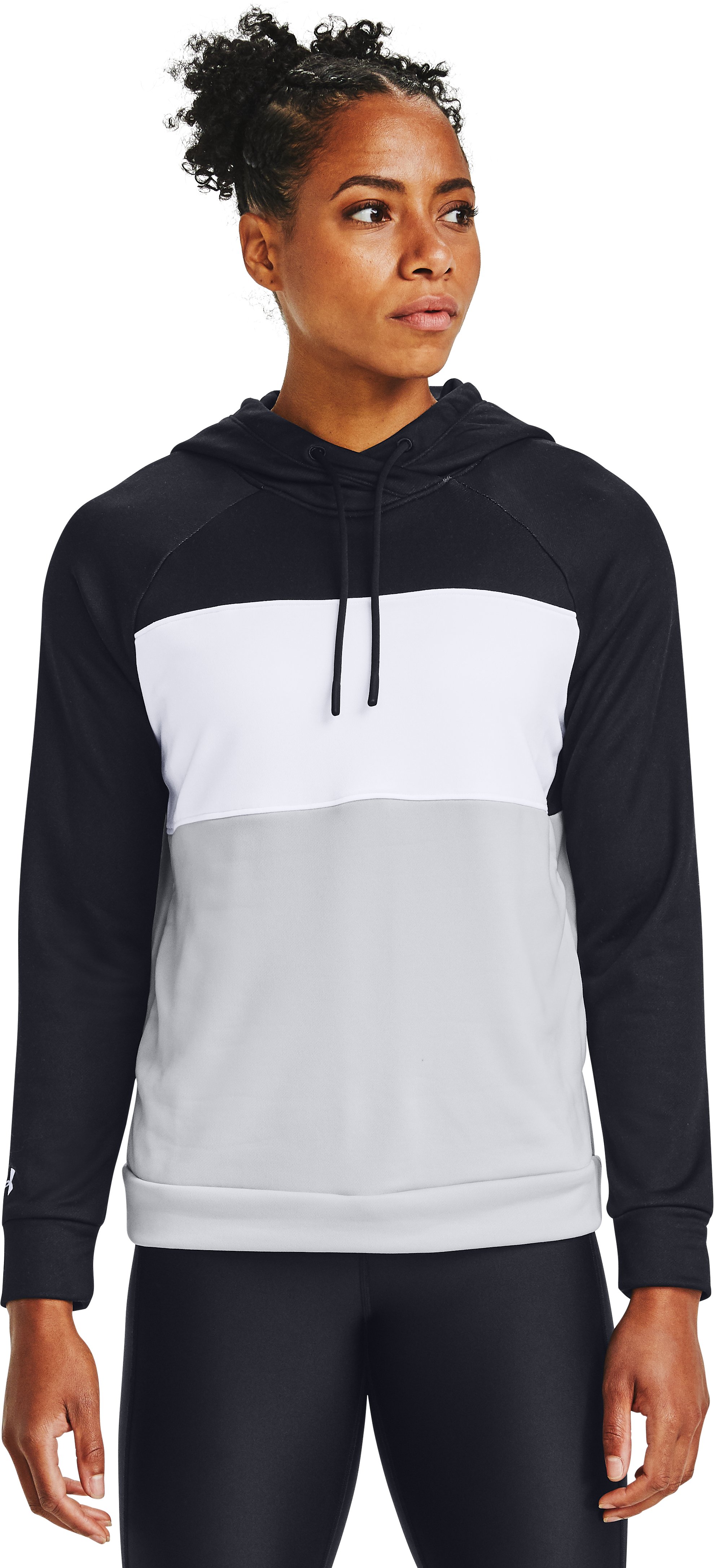 UA Qualifier Fleece Blocked Women's Hoodie 16