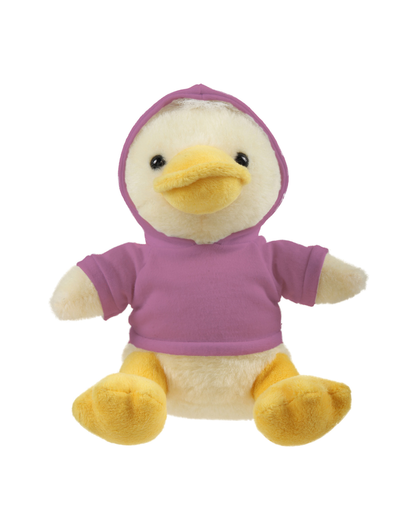 Soft Plush Sitting Duck wearing a Hoodieoodie 14