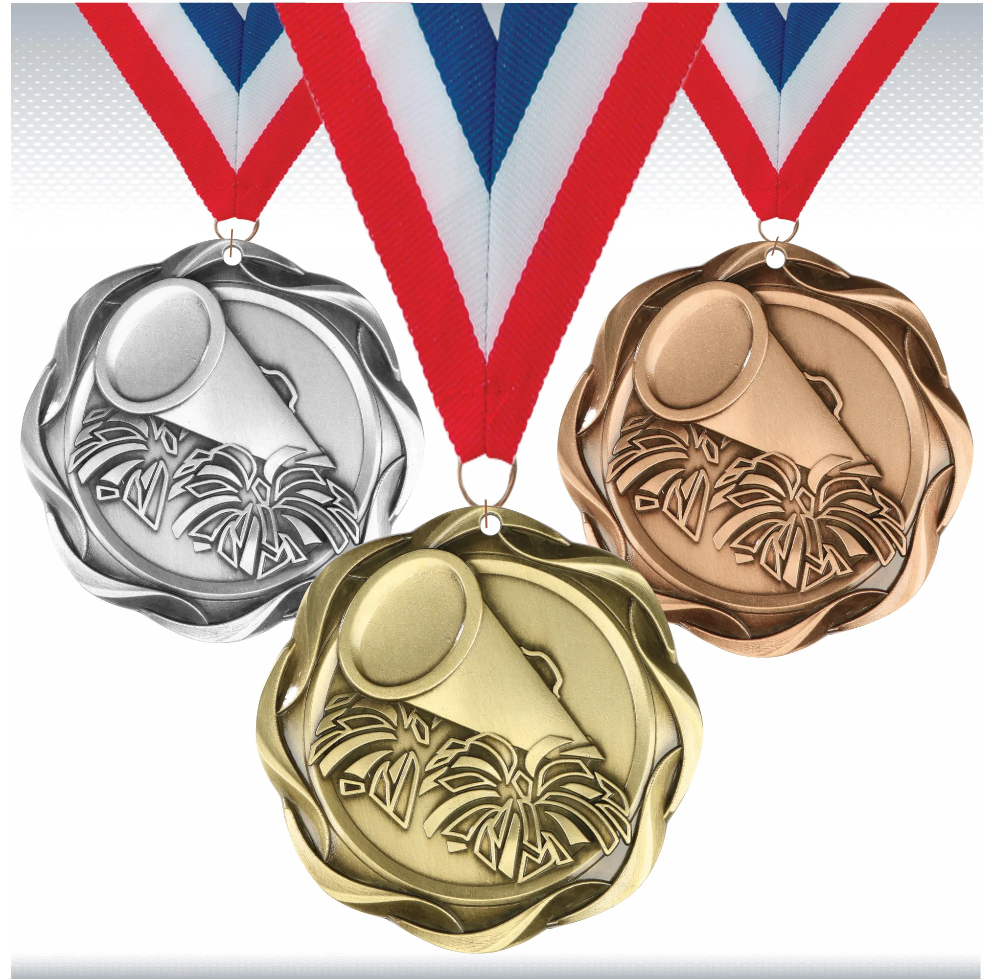 3" Fusion Cheer Medal 7