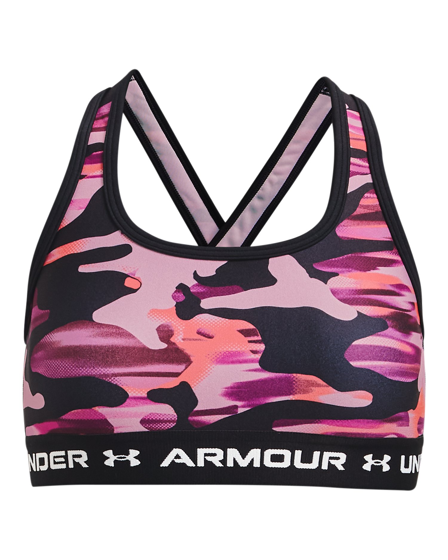 UA Crossback Printed Girls' Sports Bra 18
