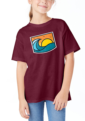 5.2 oz 100% Cotton (preshrunk) 30