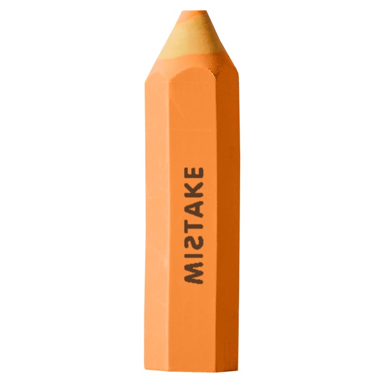 Pencil Shaped Rubber Eraser 2