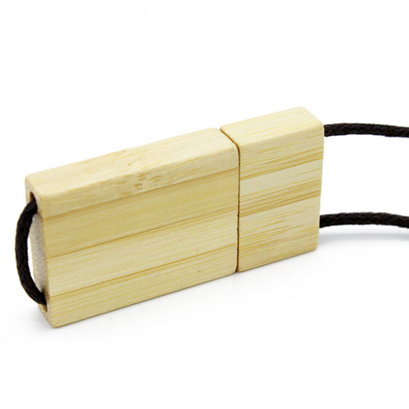 Wooden USB Flash Drive with Strap 4