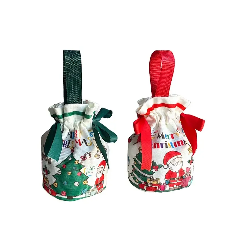 Christmas Apple Storage Drawstring Bag 5
