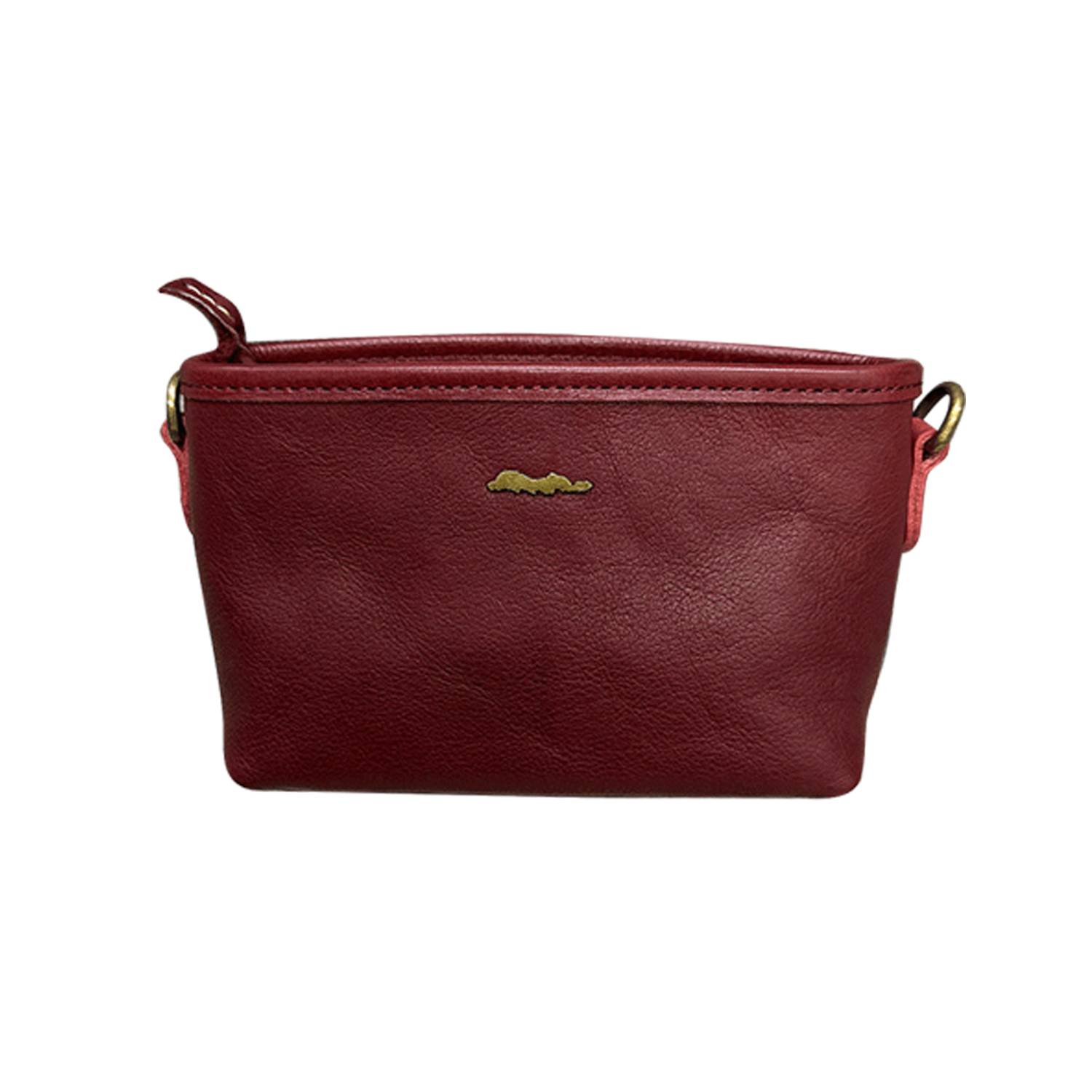 Genuine Leather Single Shoulder Retro Wide Crossbody Bag 2