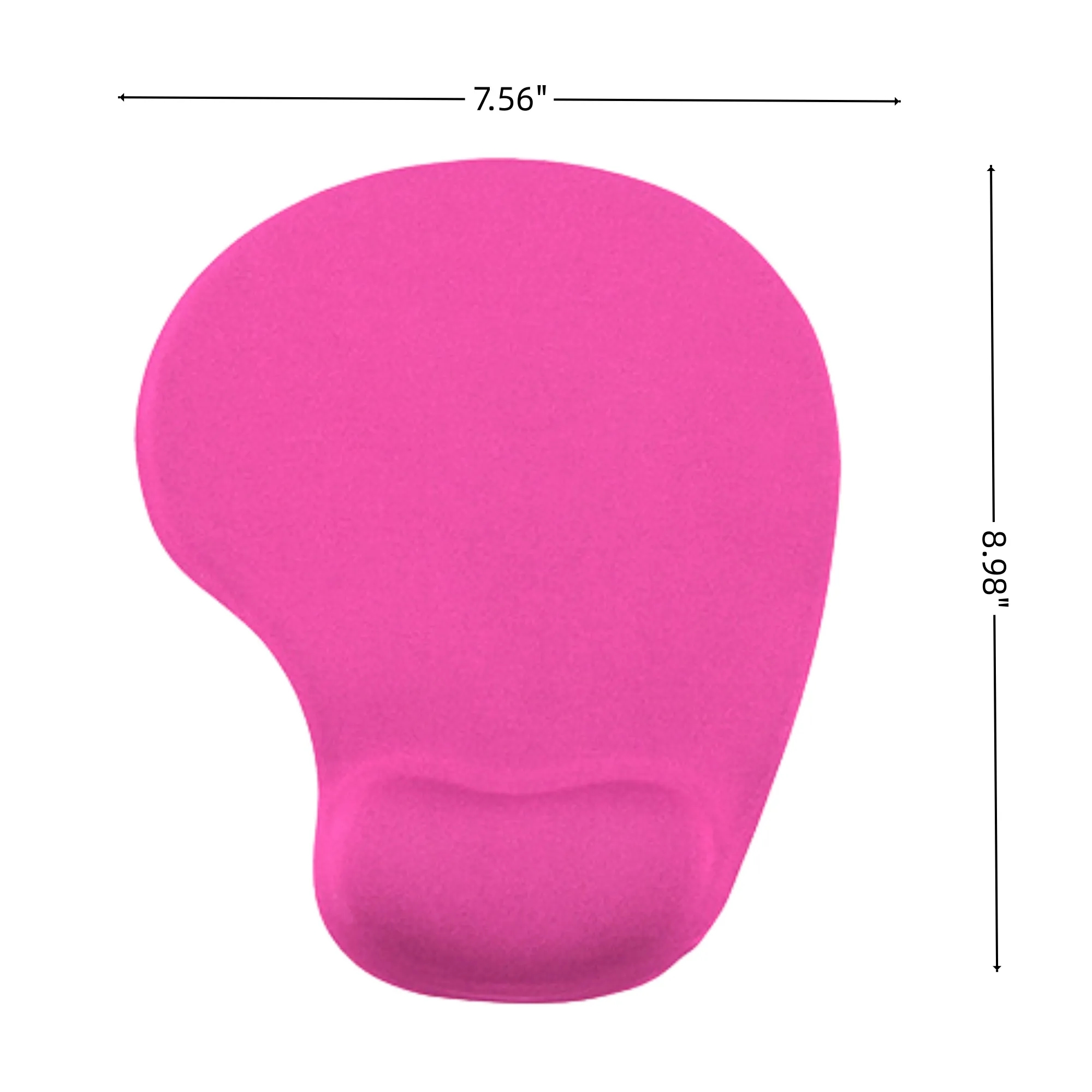 Recycled Mouse Mat Mousepad With Silicone Wrist Rests 4