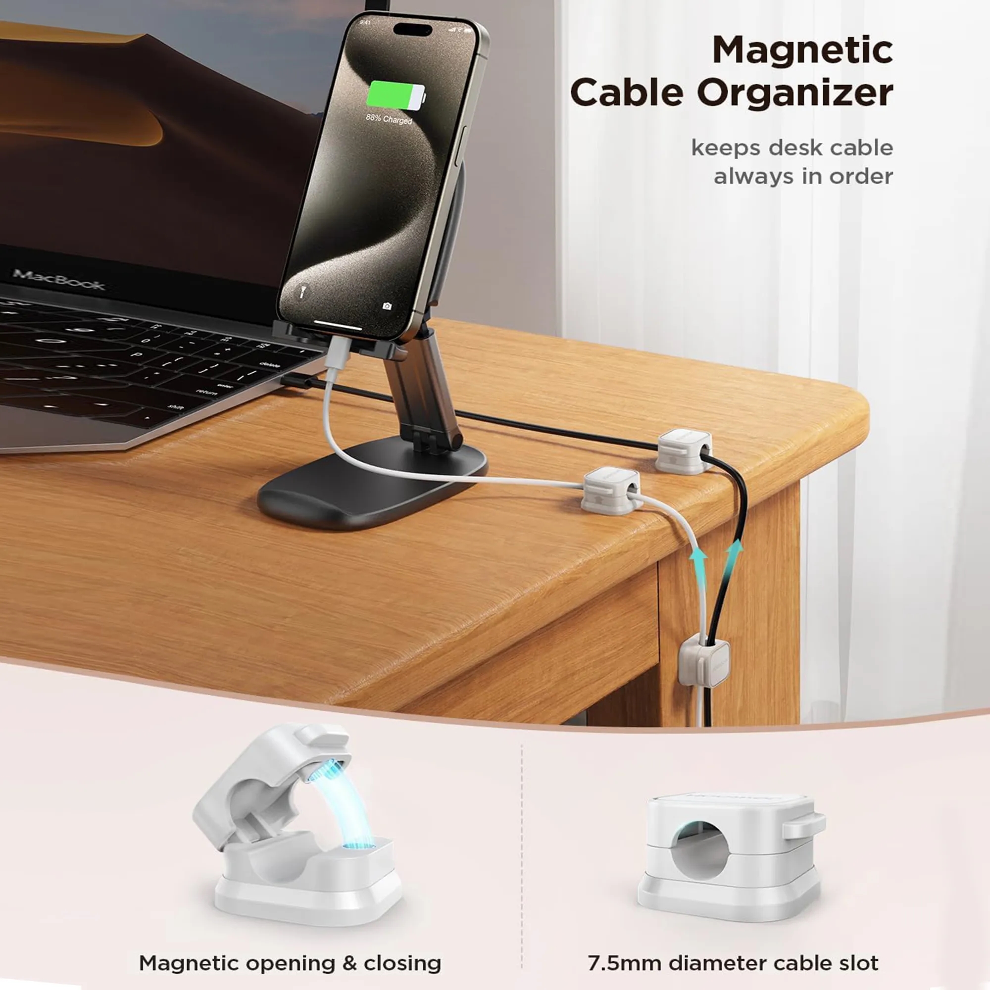 Magnetic Cable Clip 4