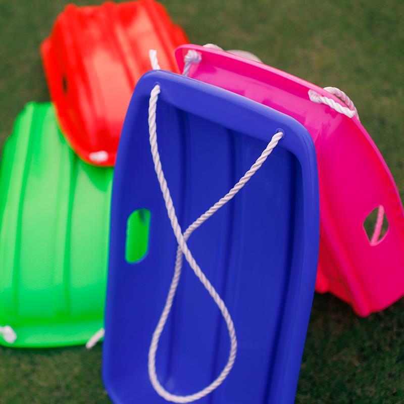 Plastic Downhill Snow Toboggan Sled 2