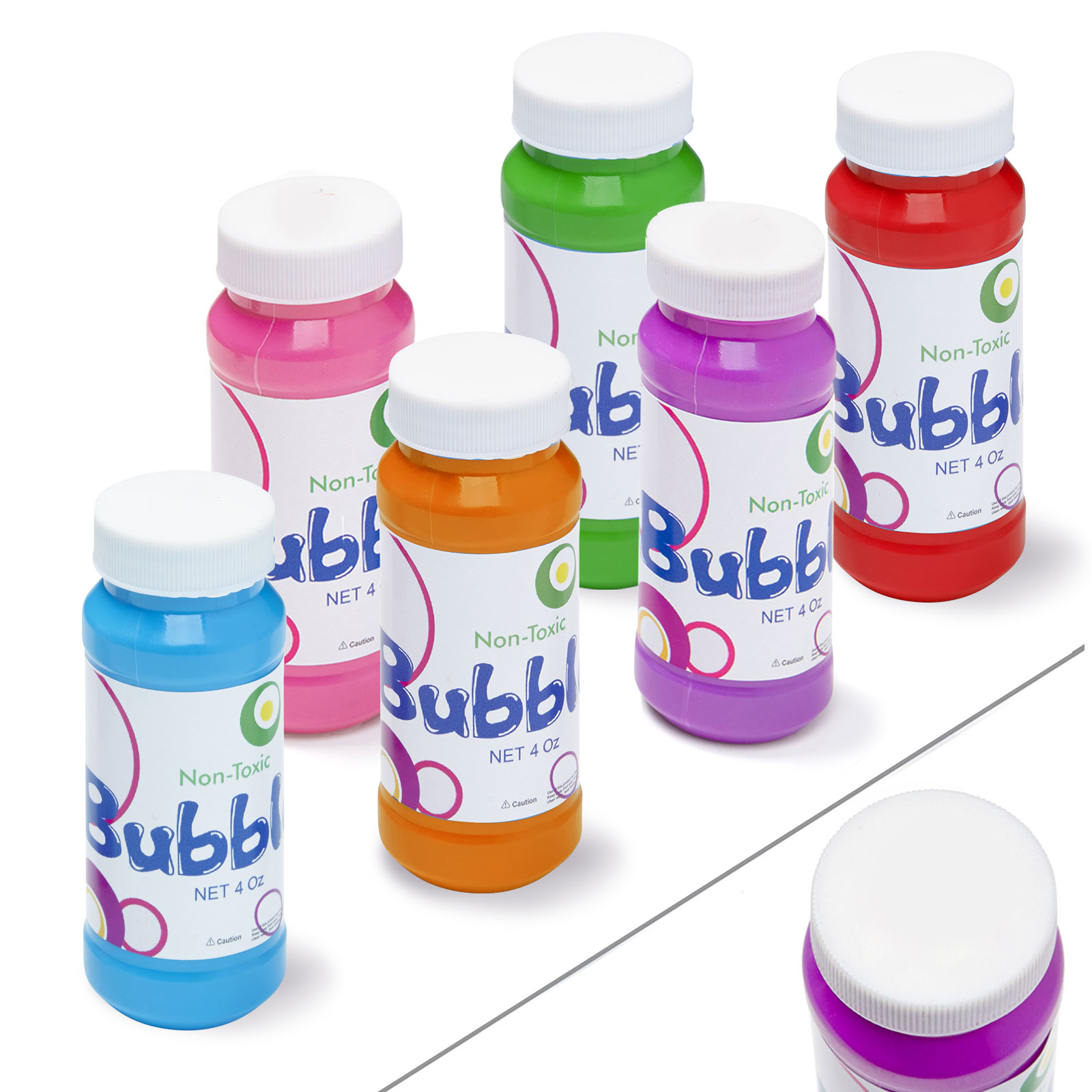 4 Oz. Bubbles with Cap Imprint 2