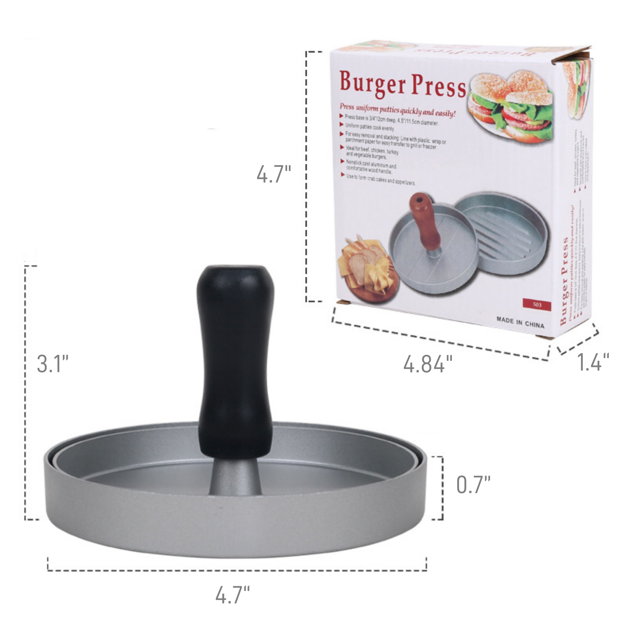 Non-Stick Burger Press 2