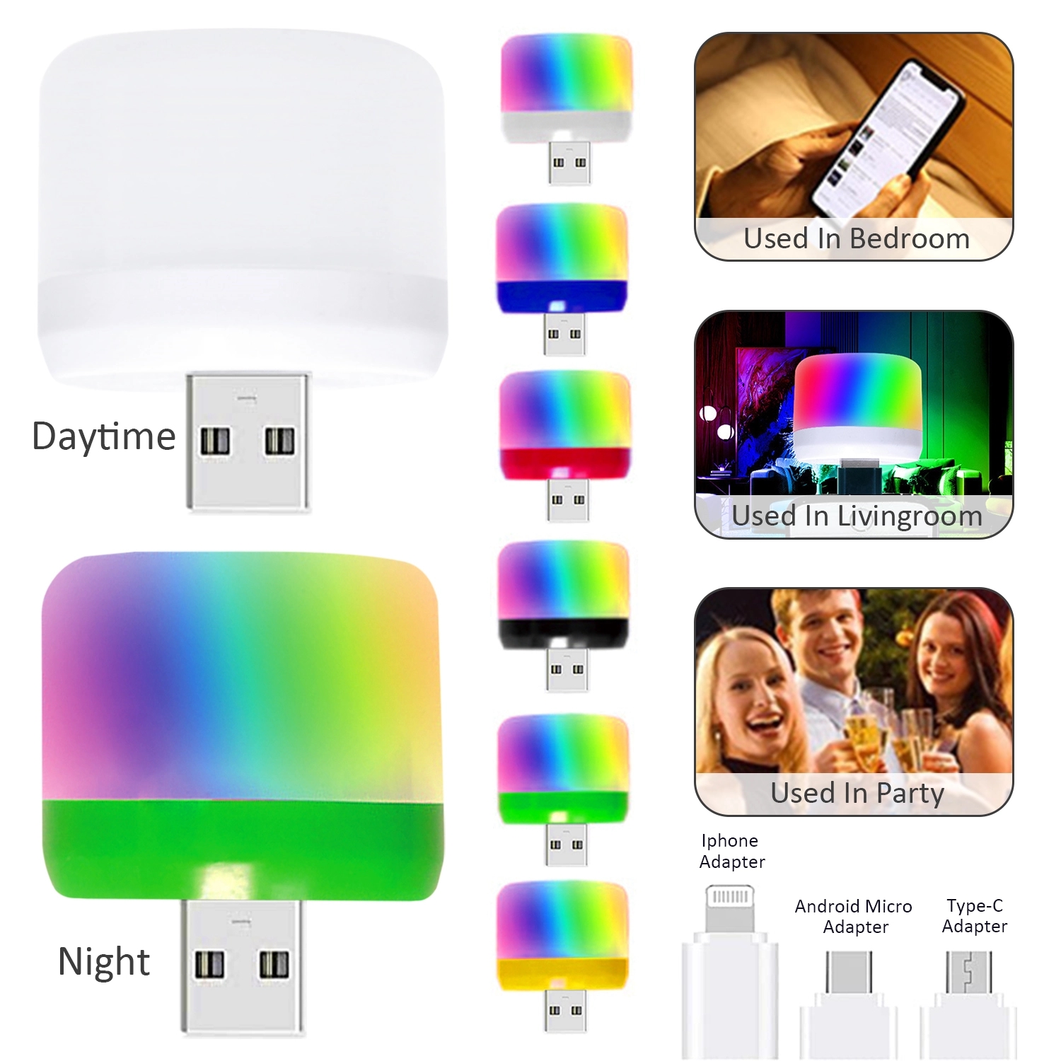 Mini Usb Disco Ball Light 2