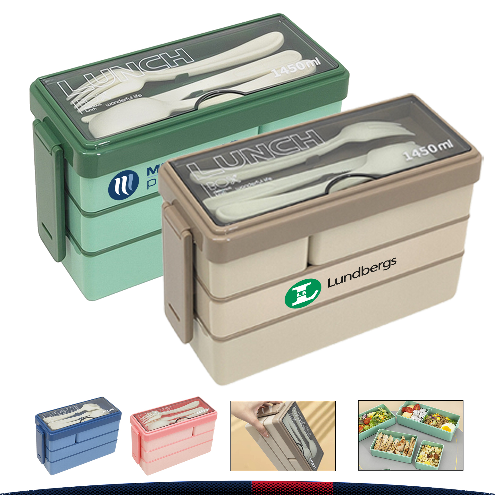 Three-Layer Lunch Box 4