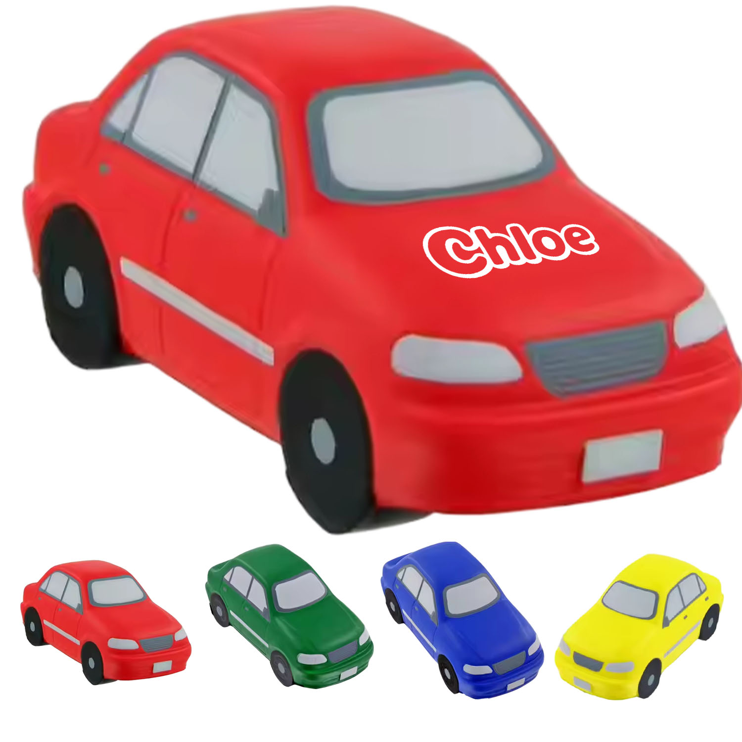 Squeezable PU Foam Sedan Stress Relief Toy