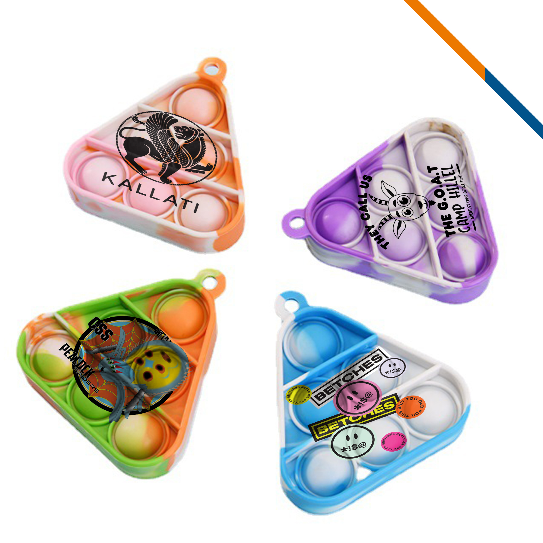 Feree Push Pop Bubble Keychain 4