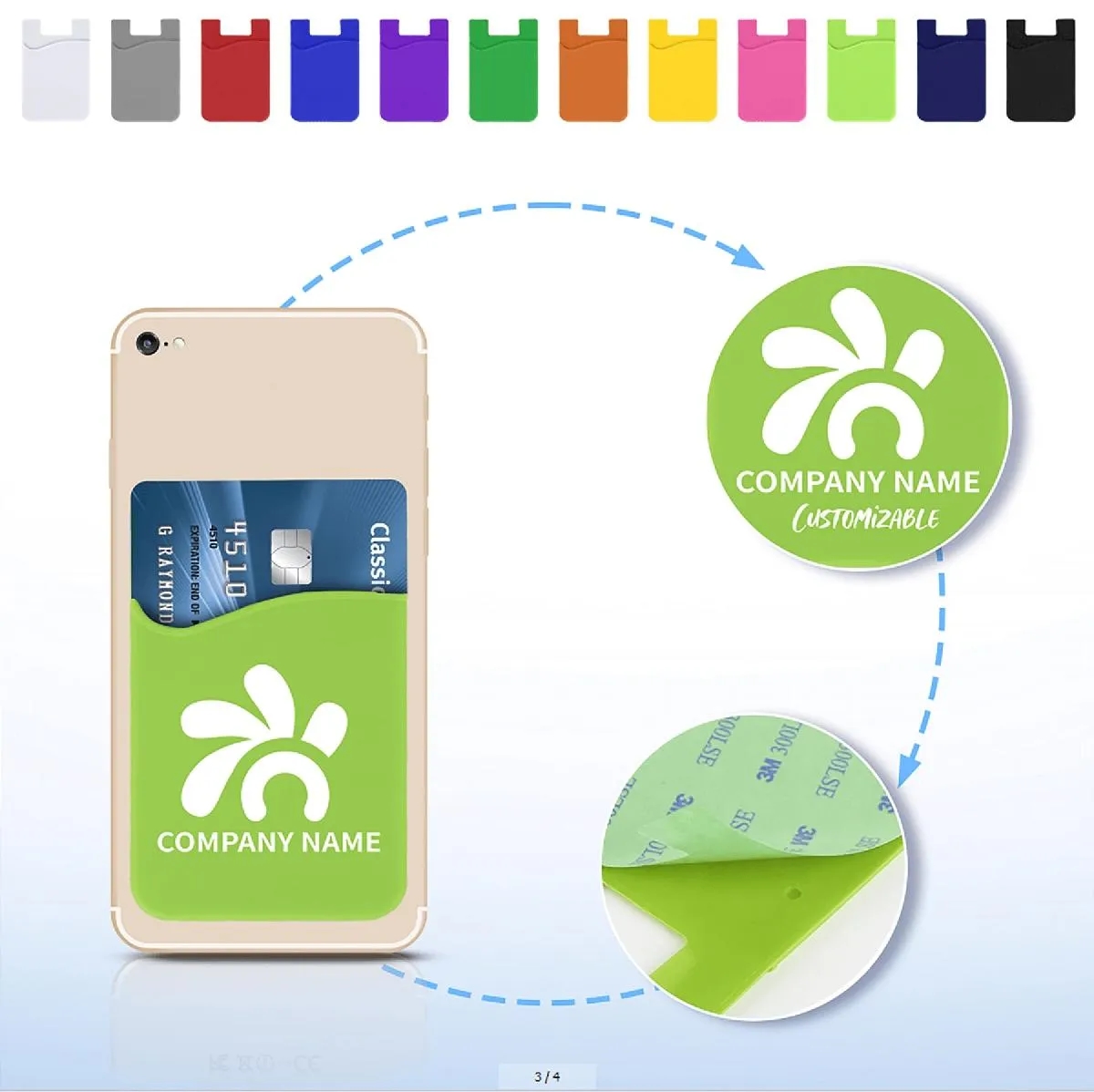 SILICONE PHONE WALLET 7