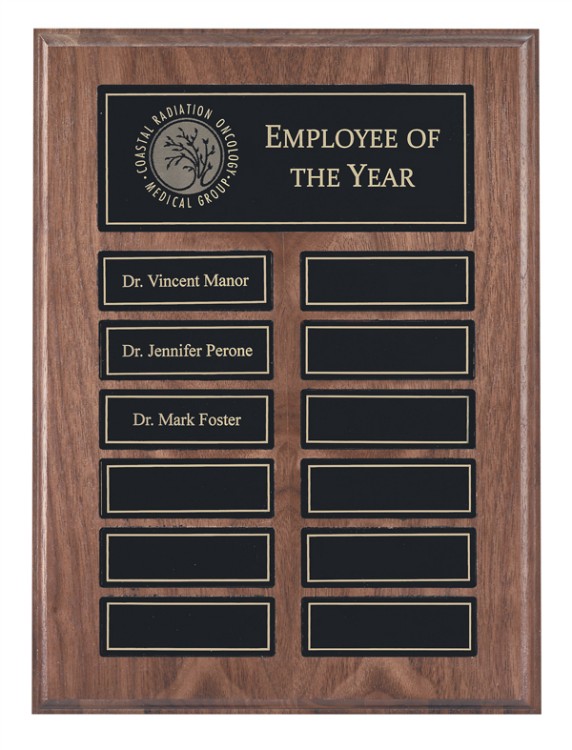 12 Plate Magnetic Perpetual Plaque with Black Plates 1