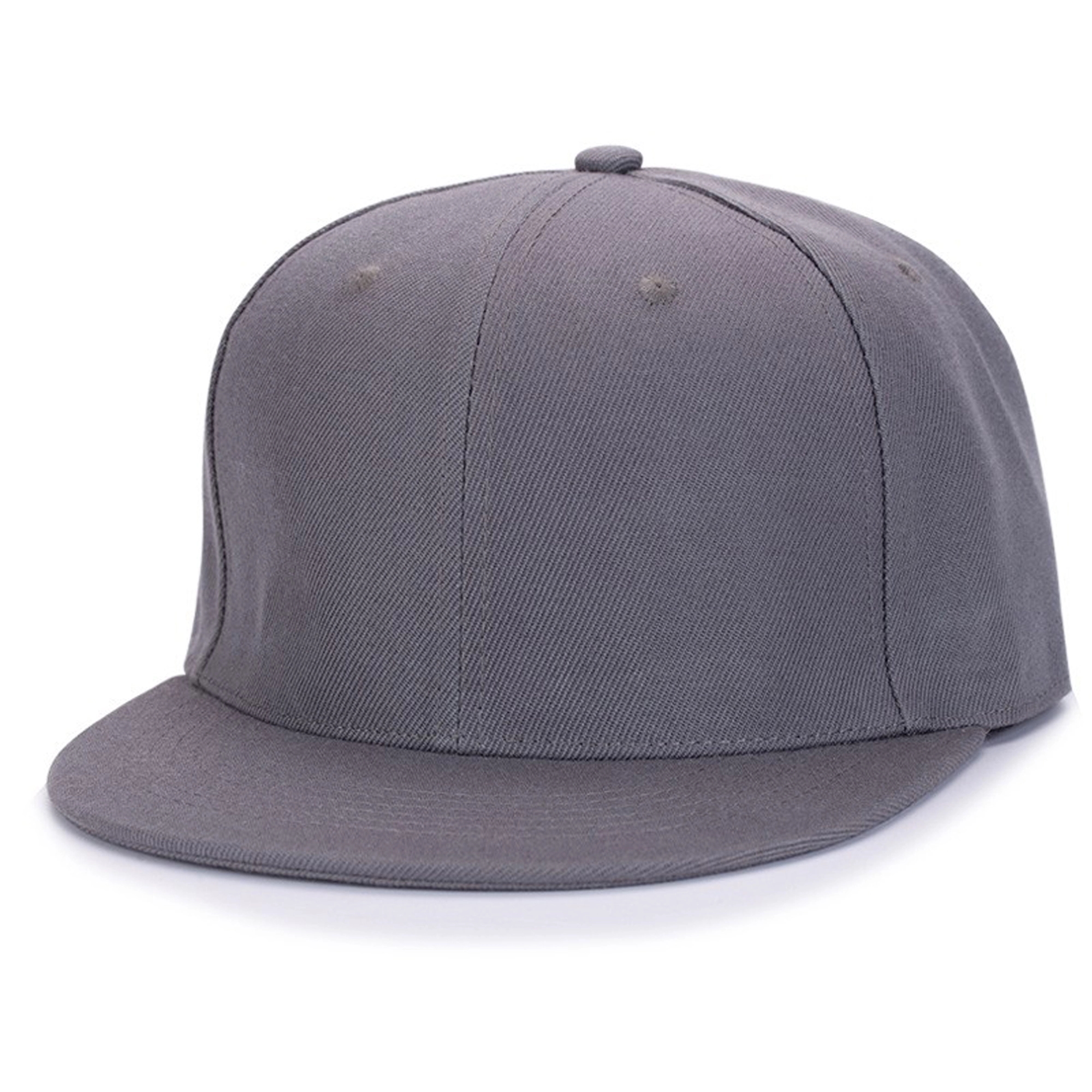 Adult Structured Flat Visor Snapback Cap 5