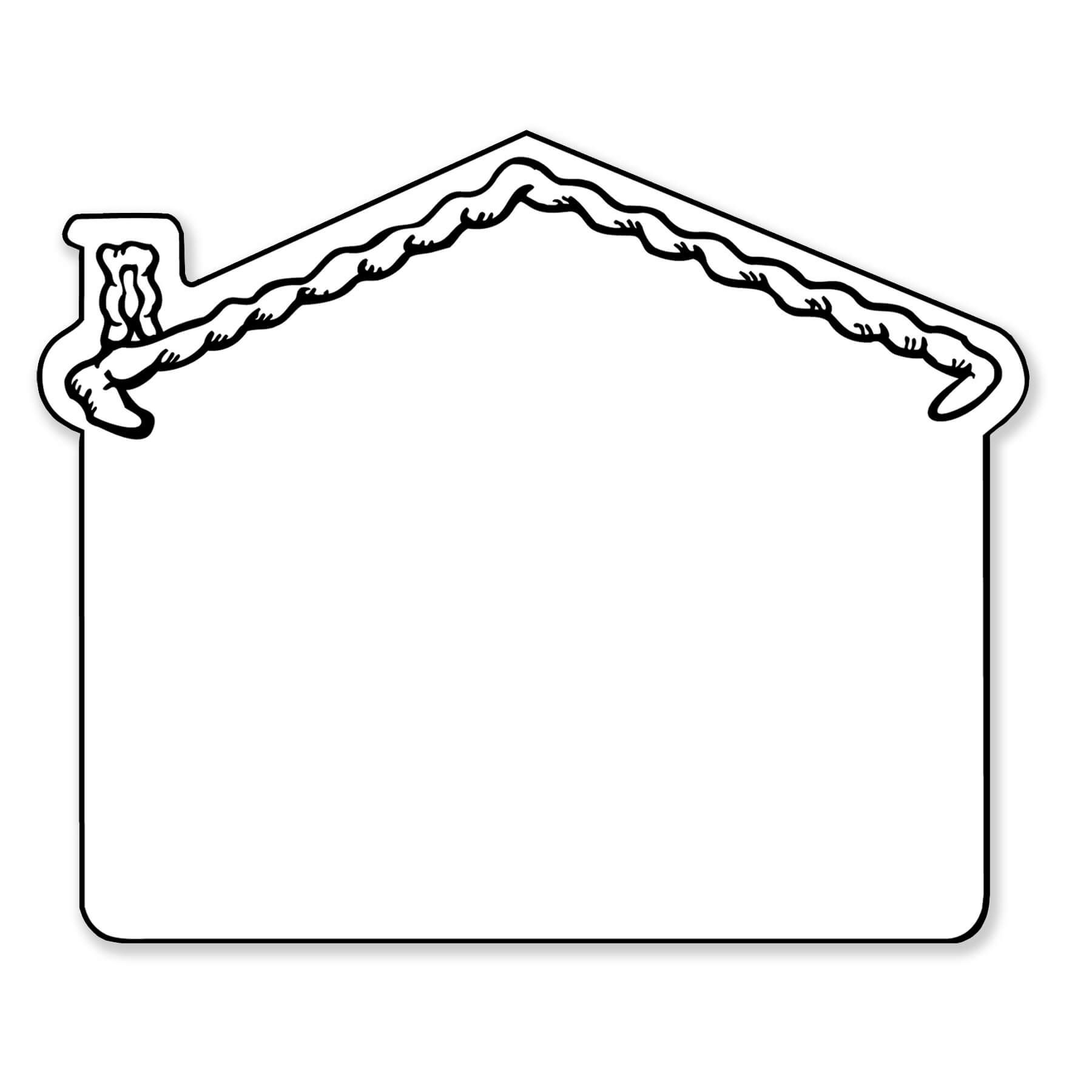 House 3.59"H x 4.41"W NoteKeeper™ Magnet 35 Mil 2