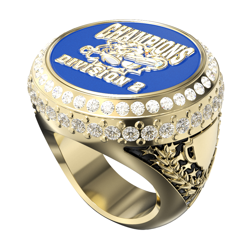 Custom World Class Ring w/ Custom Top & Stock Sides 10