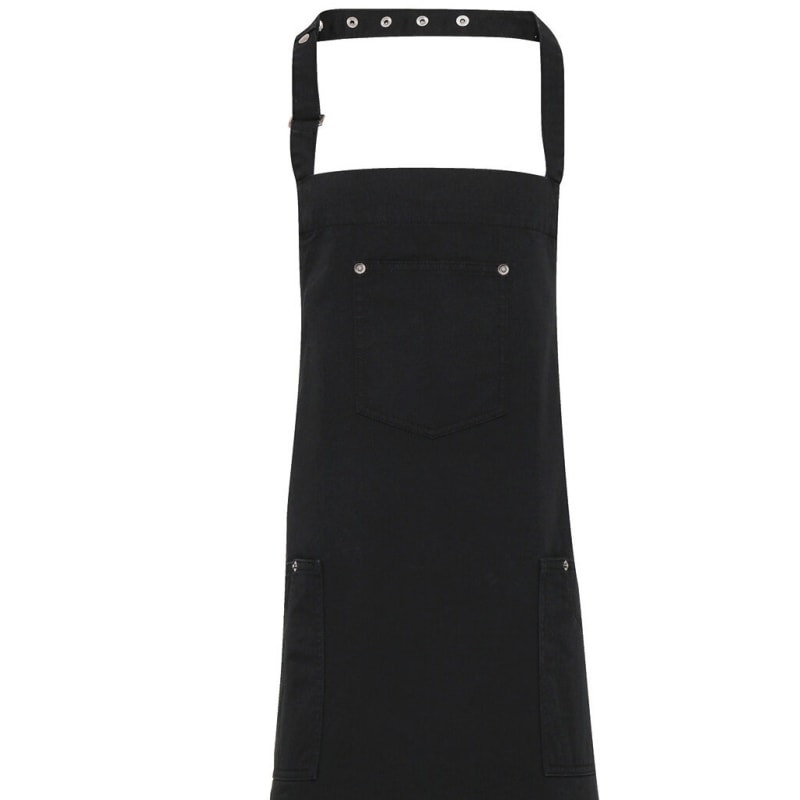 Artisan Collection By Reprime Unisex Cotton Chino Bib Apron 28