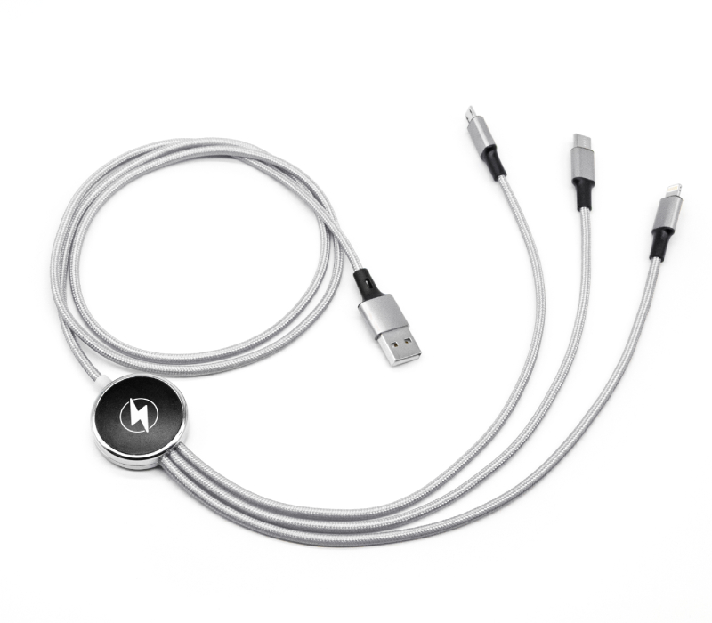 3-in-1 LED Light Up Logo USB Charging Cable 2