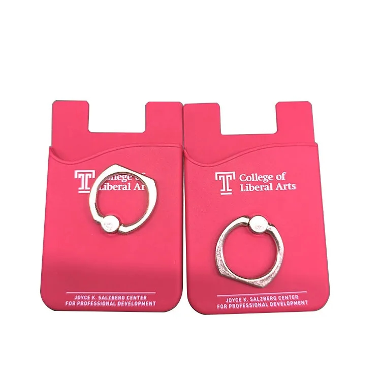 Silicone Phone Wallet With Ring Stand 5