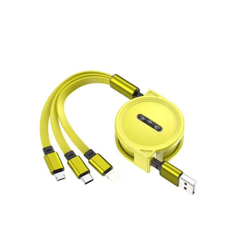 3-In-1 Retractable USB Charger Data Cable Gift 5