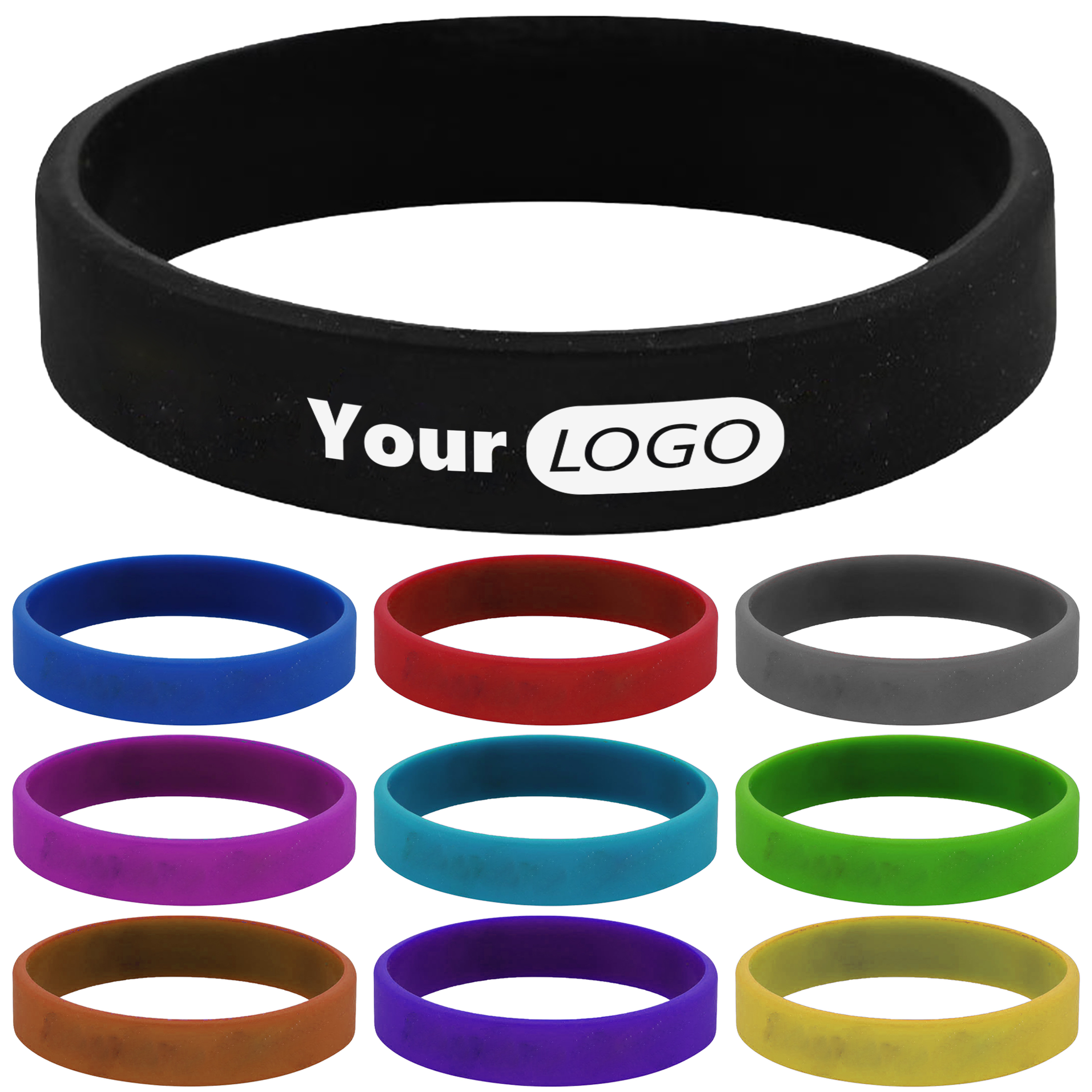 Silicone Colorful Thick Night Light Bracelet 8