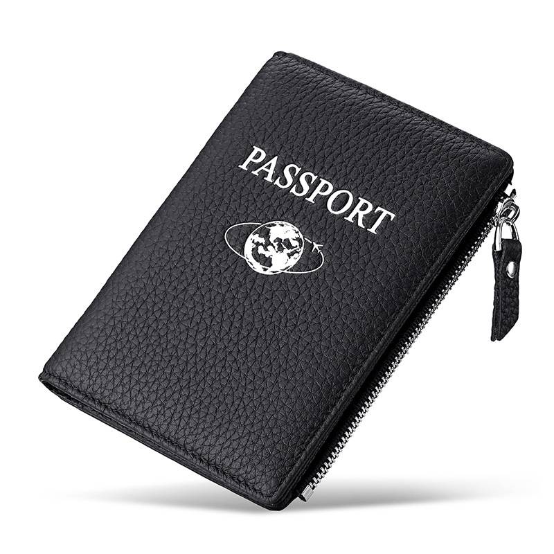 RFID-Blocking Leather Travel Wallet & Passport Holder 16