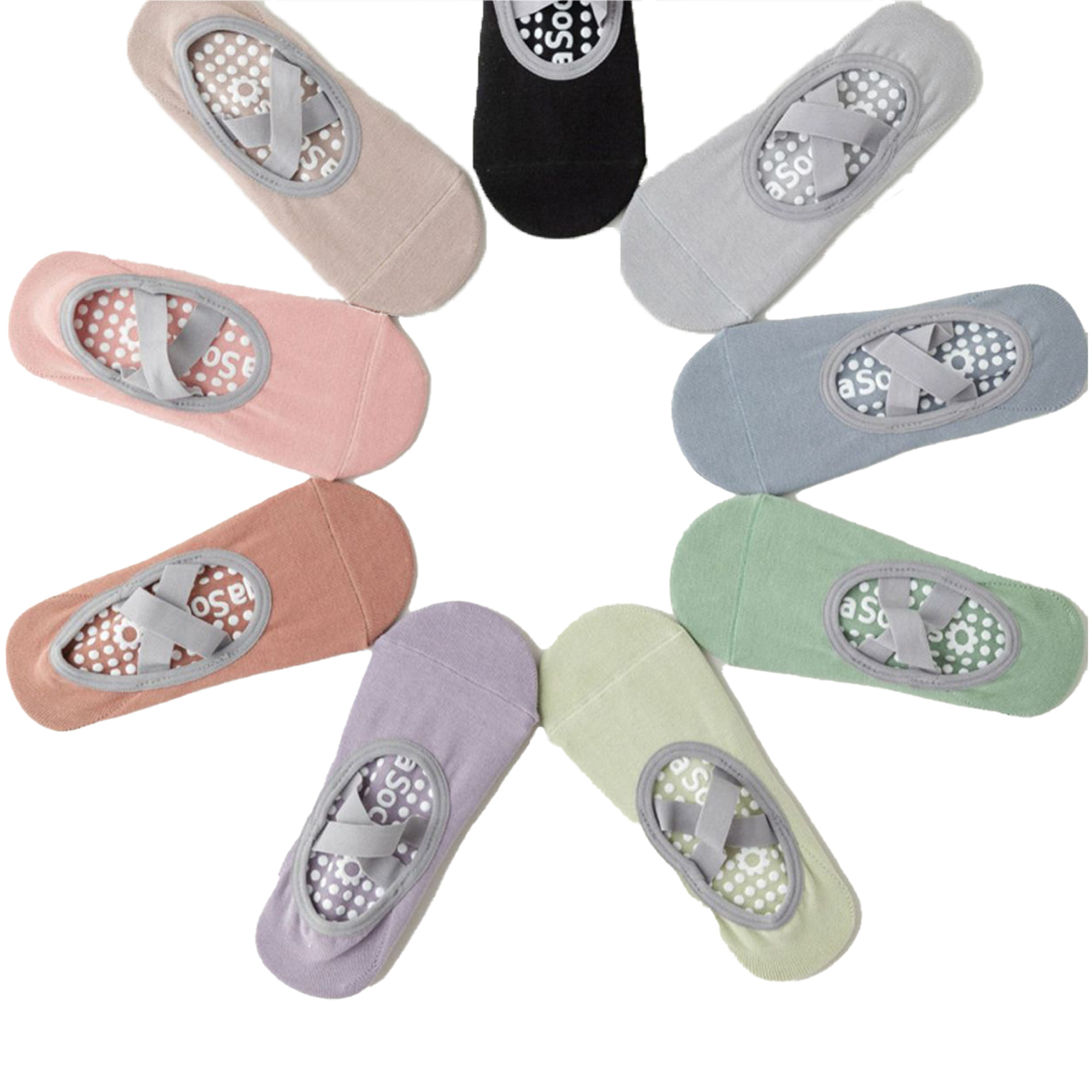 MOQ 30 Non Slip Workout and Sports Sock 4