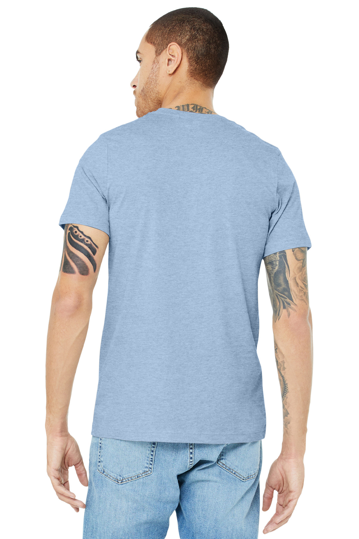 BELLA+CANVAS Unisex Heather CVC Short Sleeve Tee. BC3001CVC 399