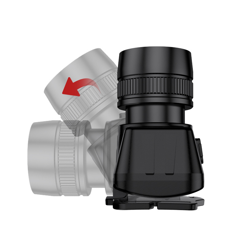 Led Head Lamp Large Floodlight 90 Degree Pivotable Strong LED Headlamp Waterproof Rechargeable Senso 2