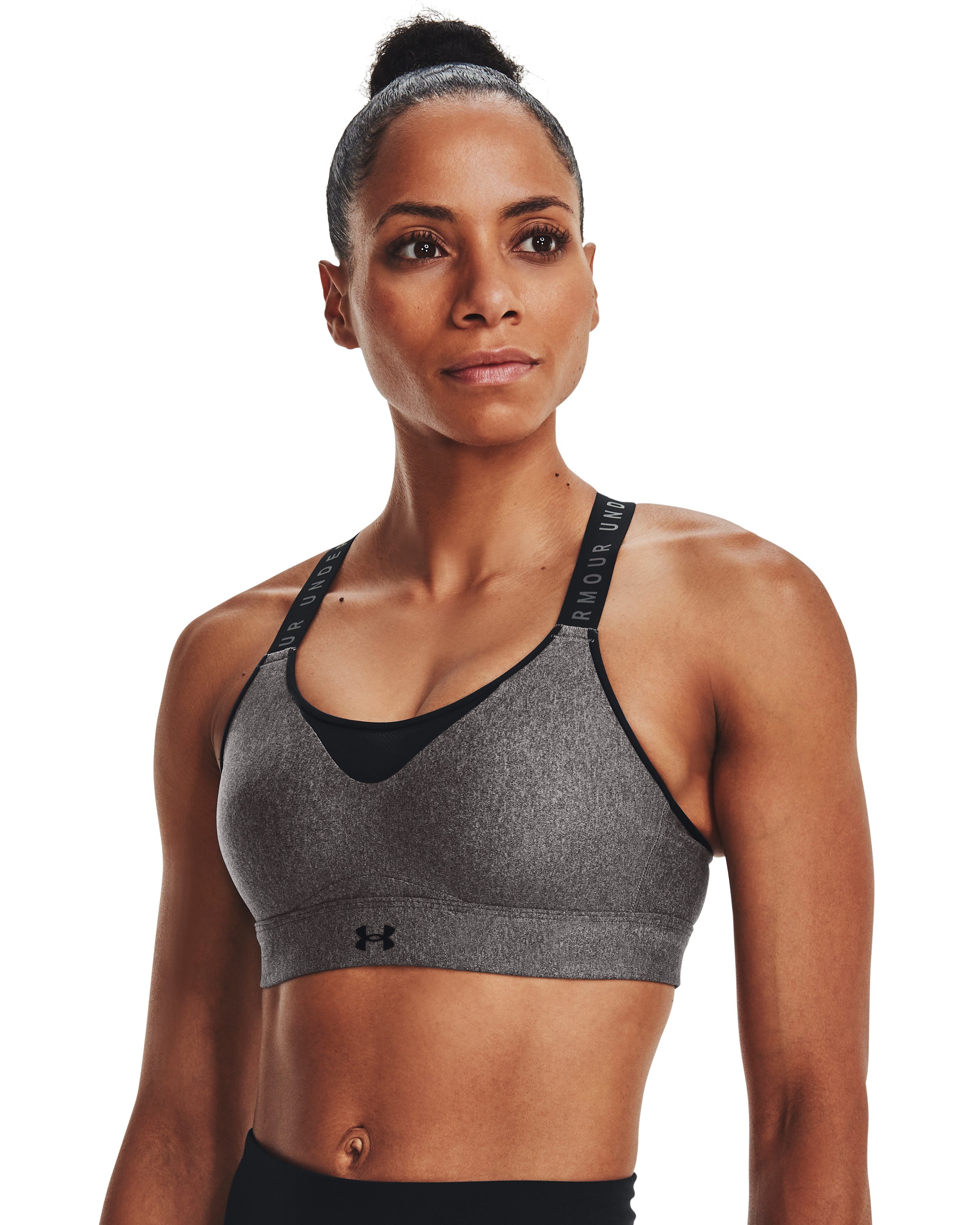 UA Infinity High Heather Women's Sports Bra 4