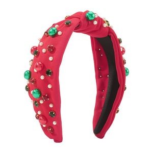Red Green Crystal Diamonds Headbands 2