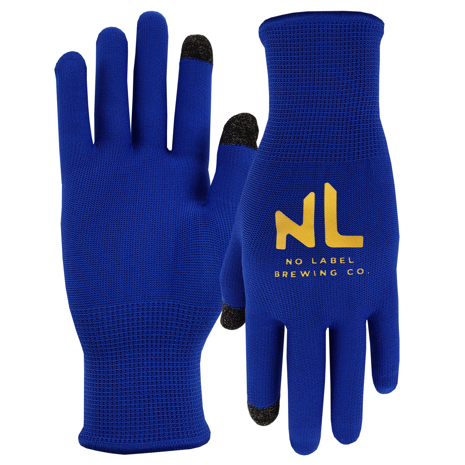 Sports Performance Runners Text Gloves with Oversized DTF on Top of Hand 8