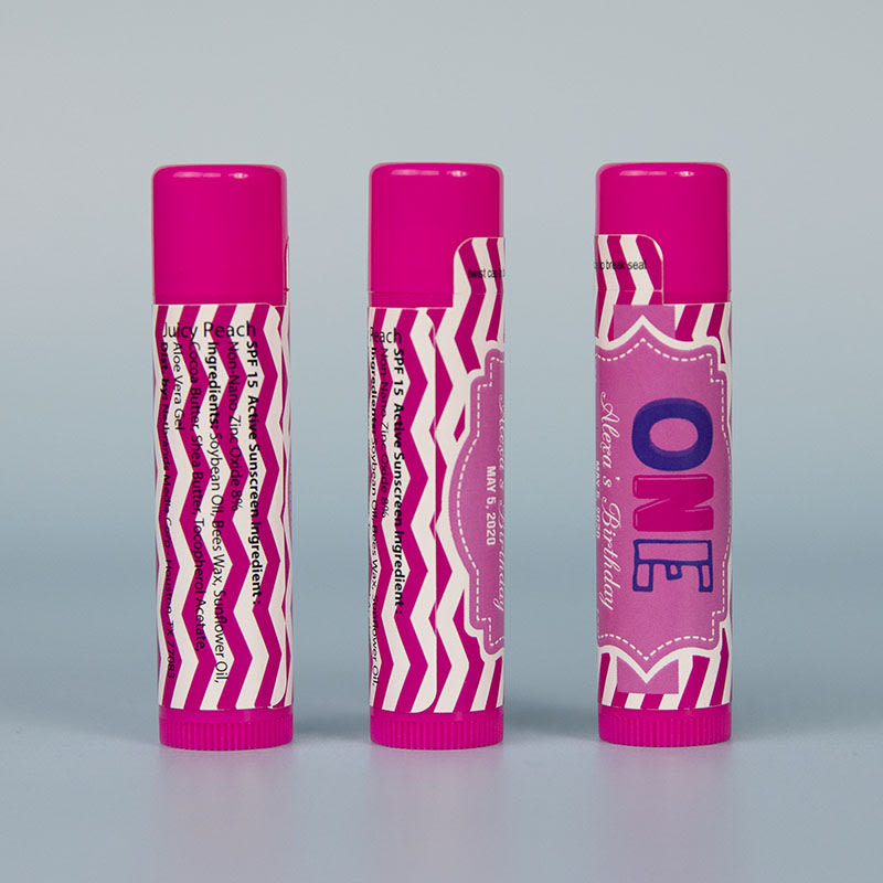 Custom SPF 15 Beeswax Lip Balms - Full Color 29