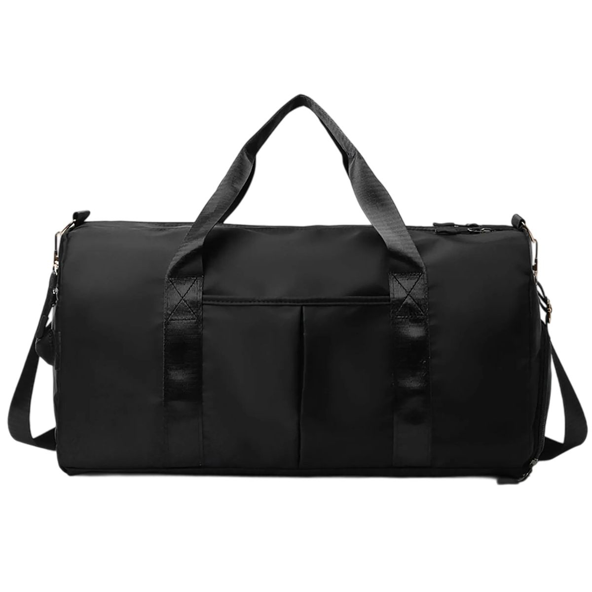 Workout Bag with Multiple Zippered Sections 8