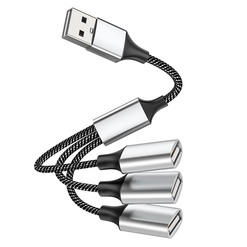 3-In-1 Usb Multi Port Data Splitting Adapter 2