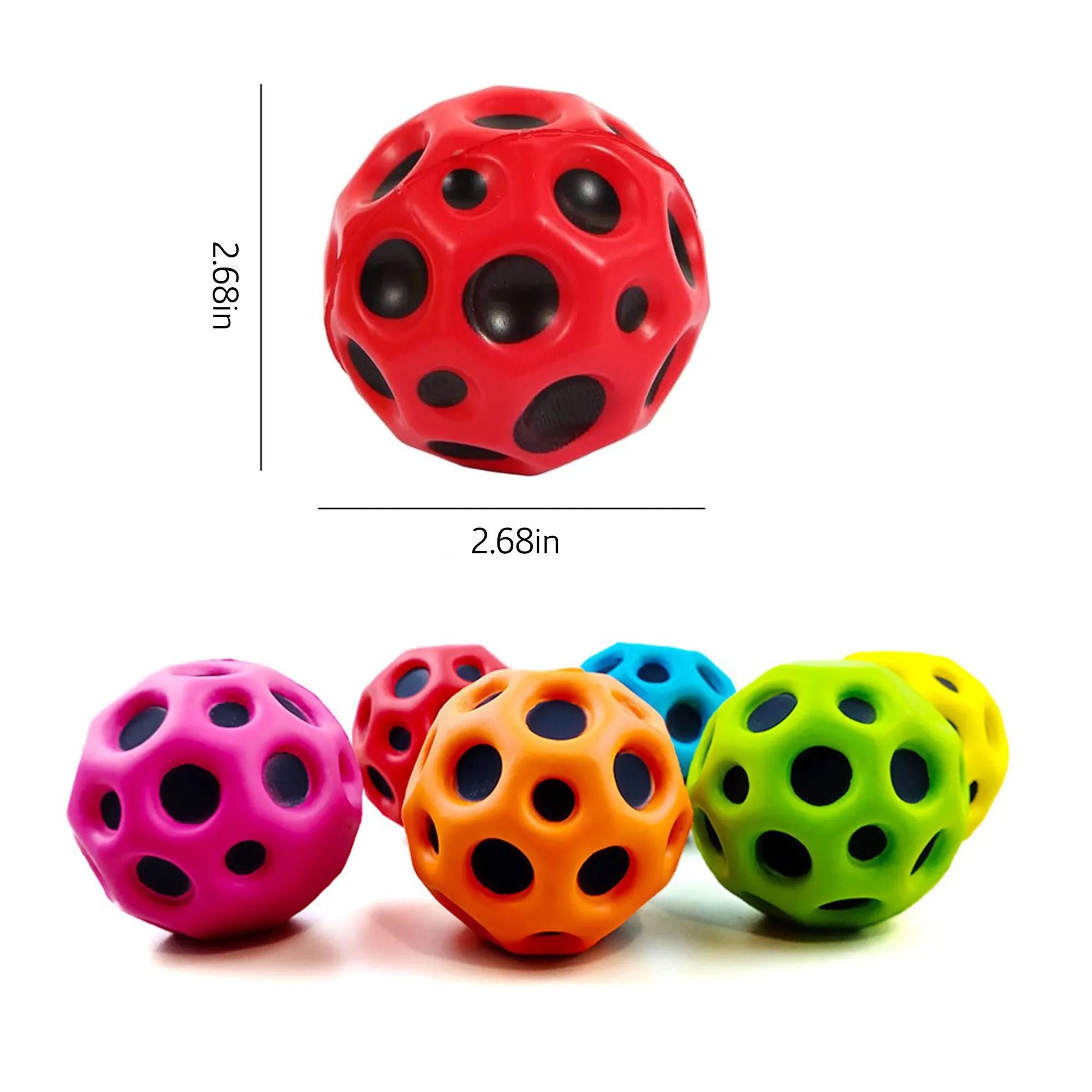 PU Stress Relief Moon Shape Ball 2