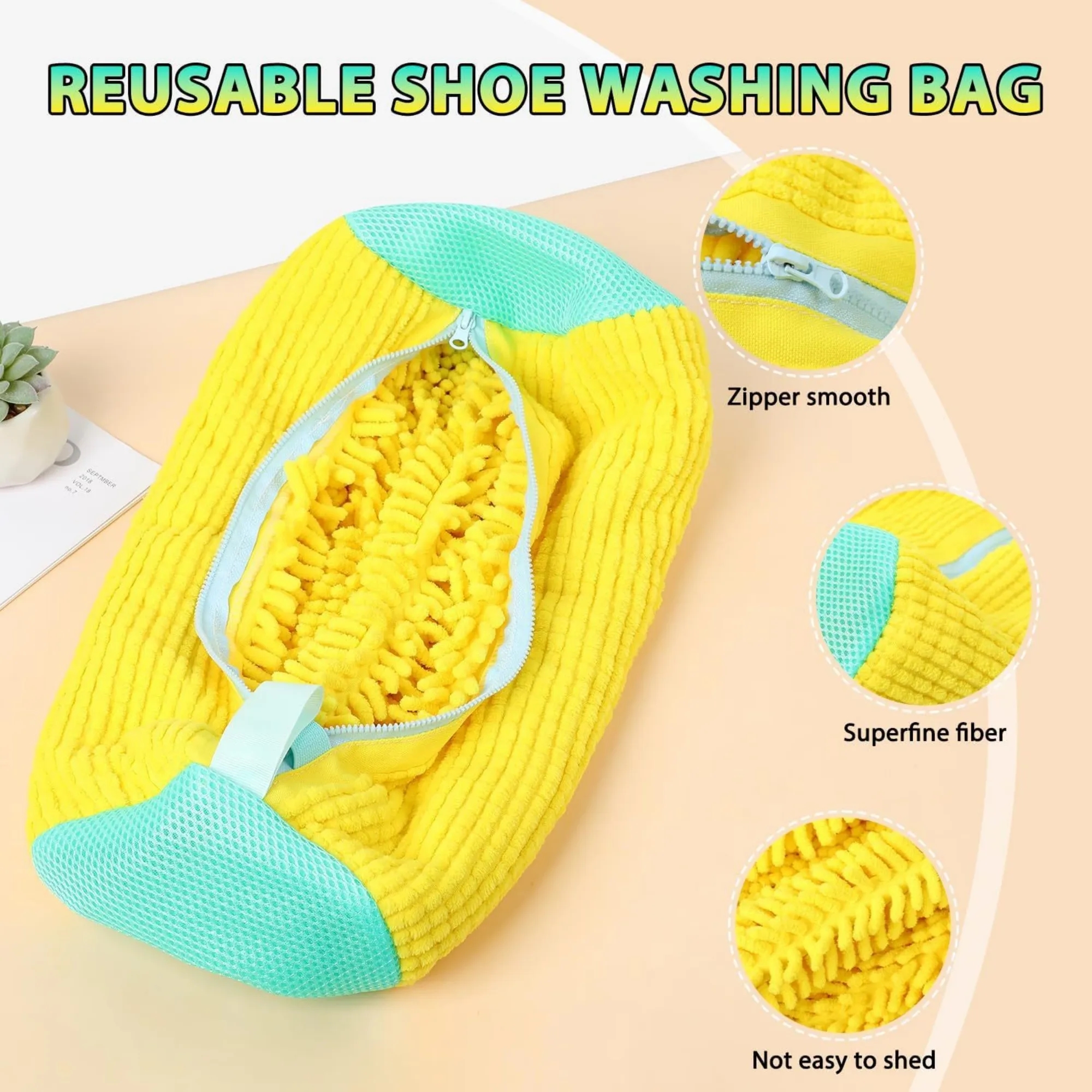 Laundry-Specific Deformation-Proof Shoe Wash Cover 10