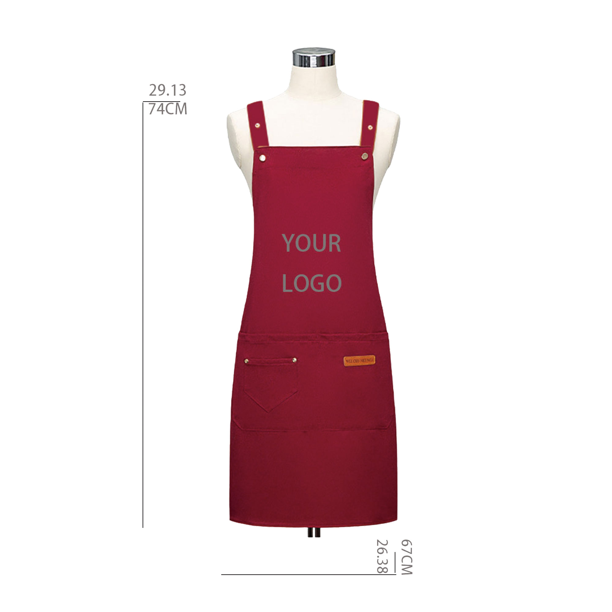 Waterproof and Oil-resistant Kitchen Apron 1