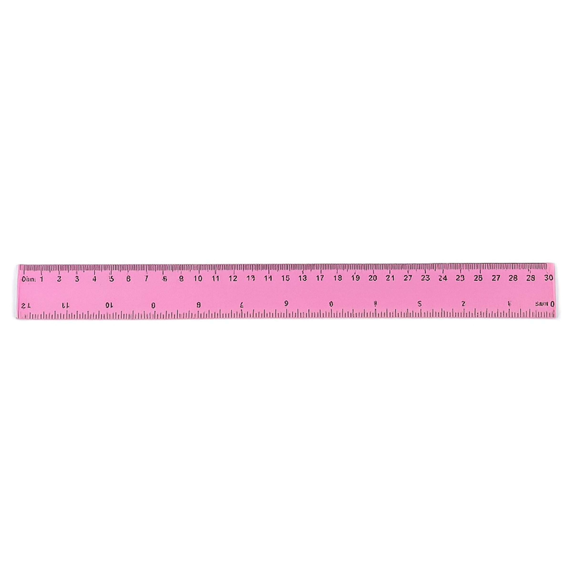 Colorful Plastic 12 Inch Ruler 3